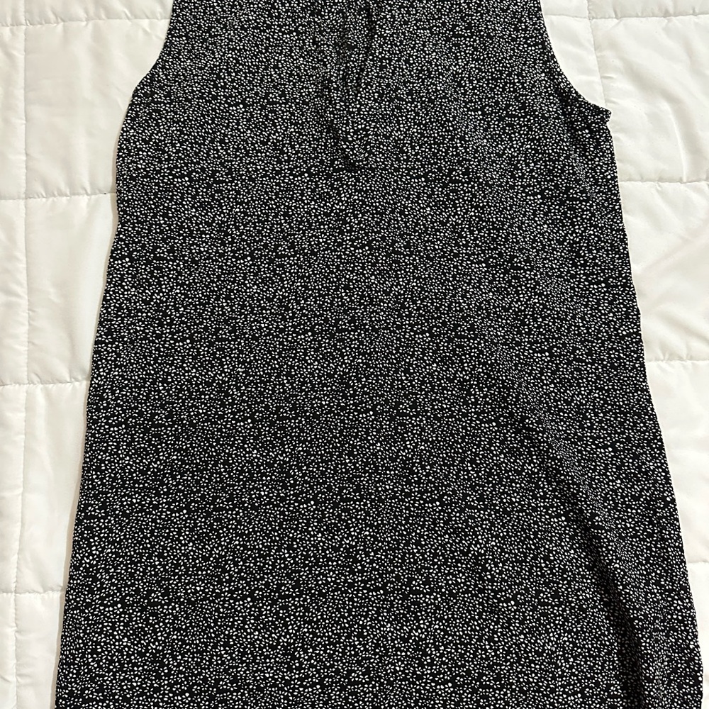 Elegant Black and White Women's Dress